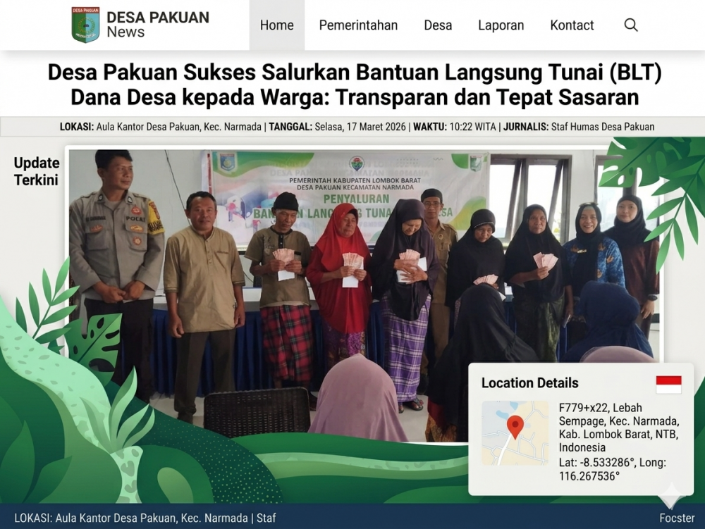 Pemerintah Desa Pakuan Salurkan BLT-DD Tahap I: Upaya Ringankan Beban Ekonomi Warga