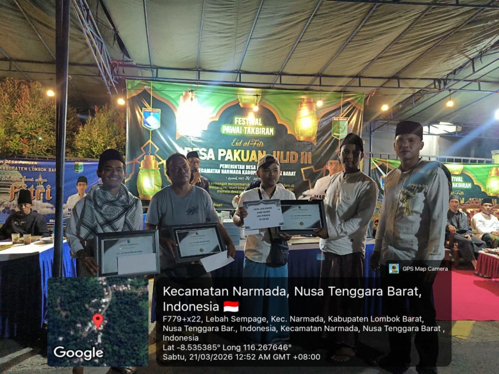 Meriahkan Syiar Islam, Desa Pakuan Gelar Festival Pawai Takbiran Jilid III