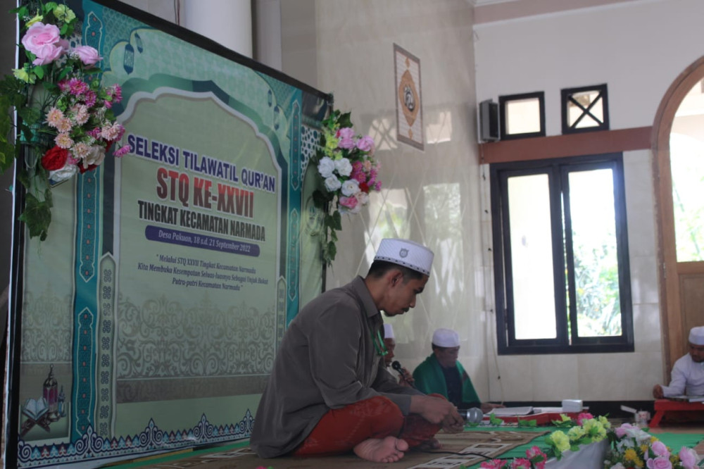 Seleksi Tilawatil Qur'an (STQ) ke XXVII Tingkat Kecamatan Narmada Memasuki Hari Kedua